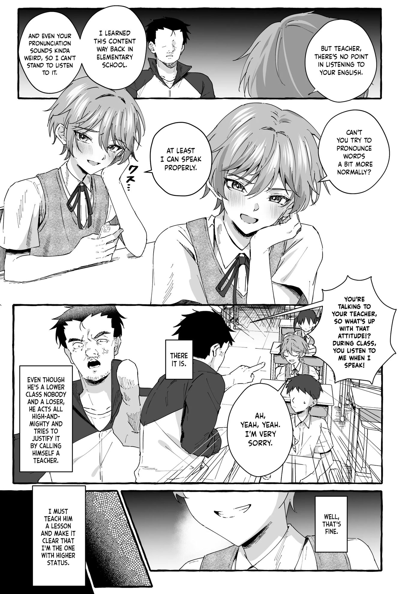 Teaching My Cheeky Student A Lesson With Forced Public Exposure! [yaoi] Chapter 1000 Page 4